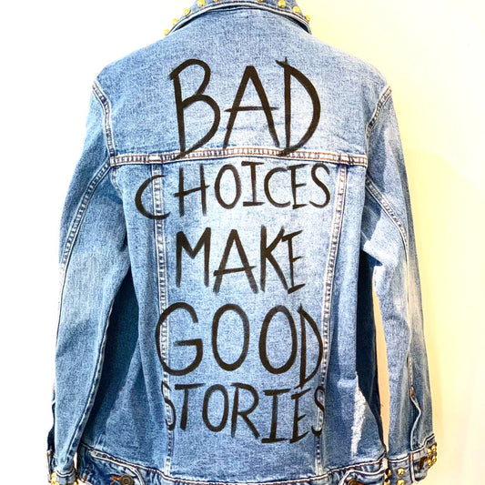 DENIM JACKET BAD CHOICES