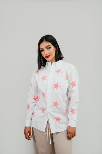 Camisa Pink Stars