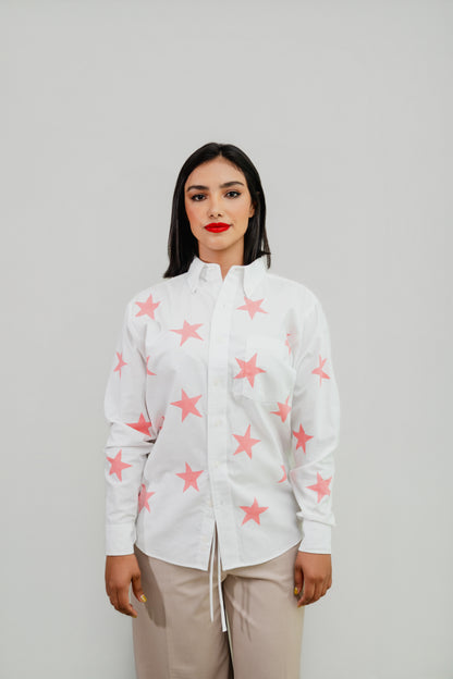 Camisa Pink Stars
