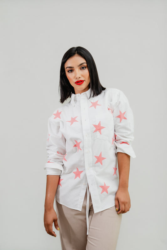 Camisa Pink Stars
