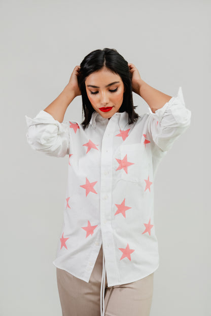 Camisa Pink Stars