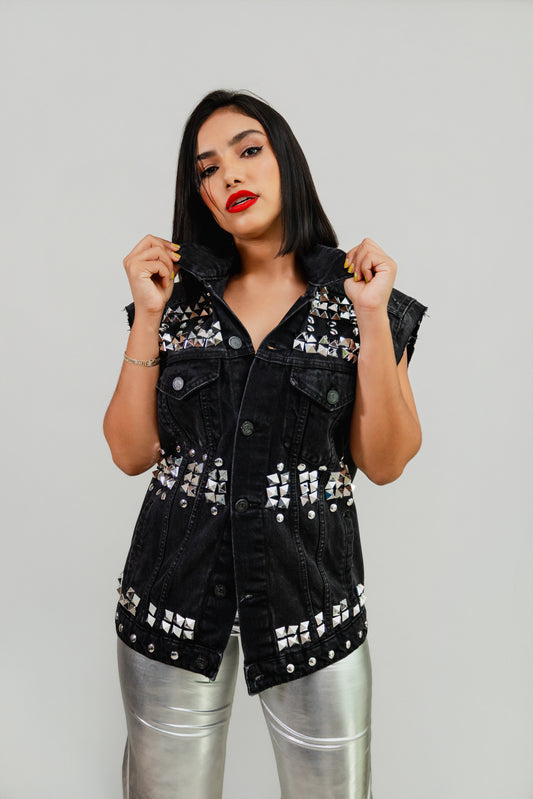 CHALECO DENIM ELLE