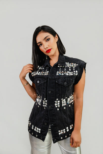 CHALECO DENIM ELLE