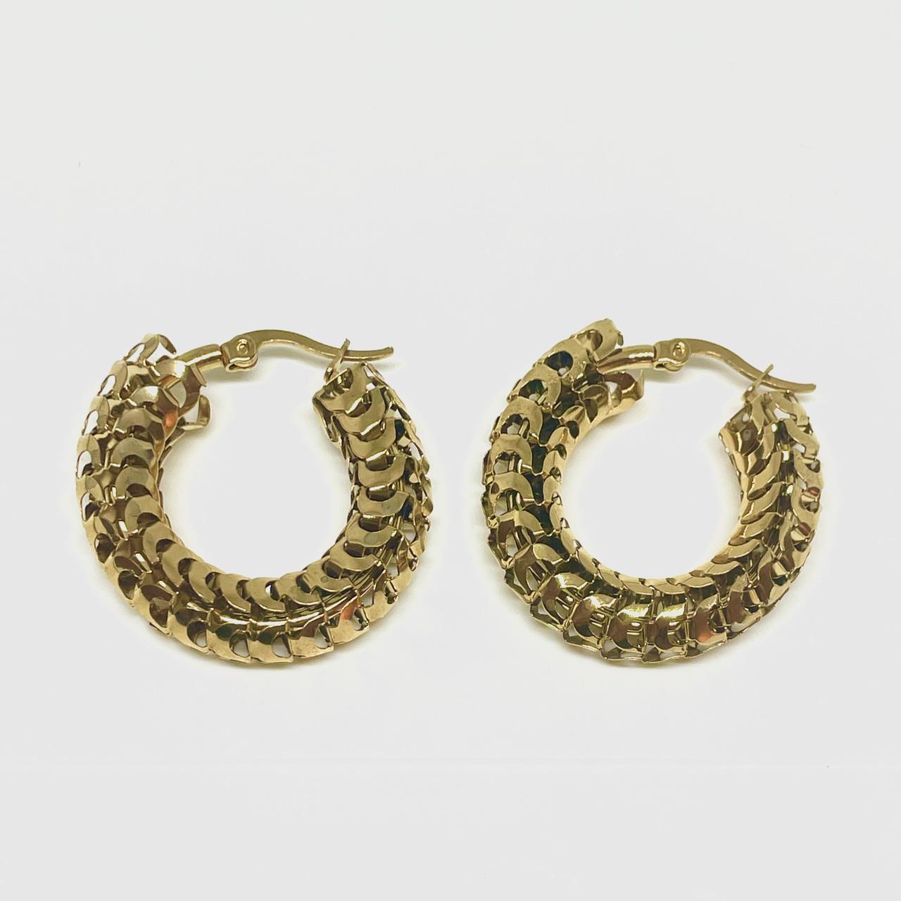 Aretes Escamas